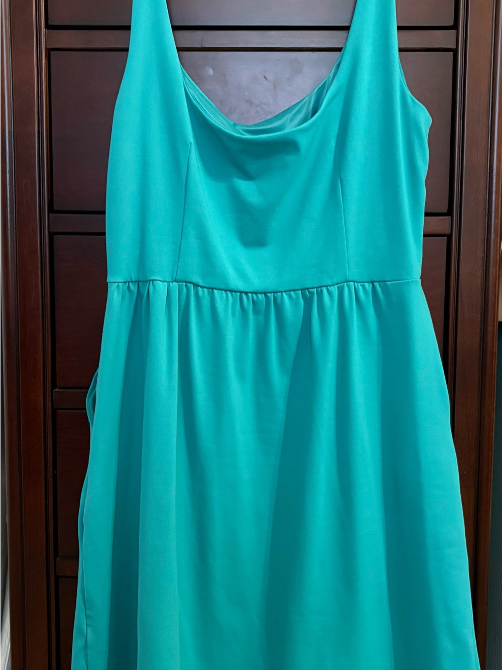 Cynthia Rowley Teal dress with pockets